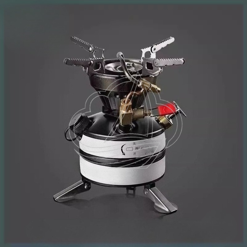 Camping Cooking Kit - All-in-One Portable Camping Stove Kit Multi-Fuel