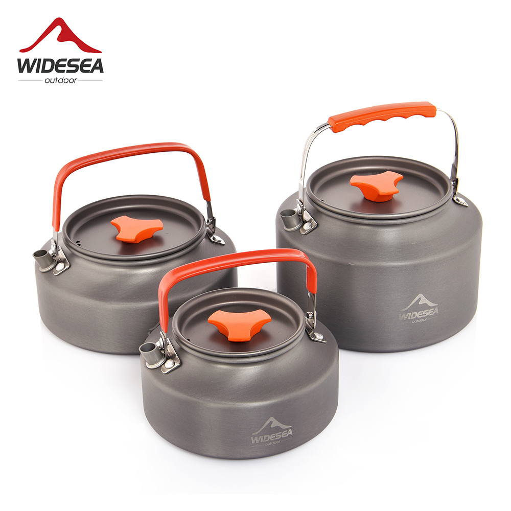 Camping Cooking Kit - Widesea 1.1L 2L1.5L Camping Water Kettle