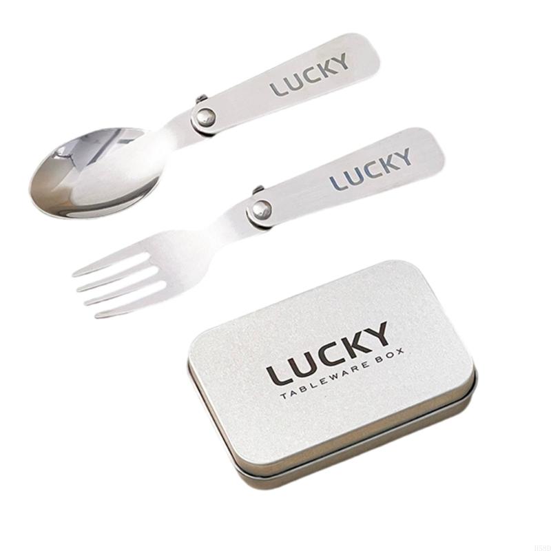 Folding Metal Camping Cutlery  - Camping Cooking Utensils Storage 评论和价格