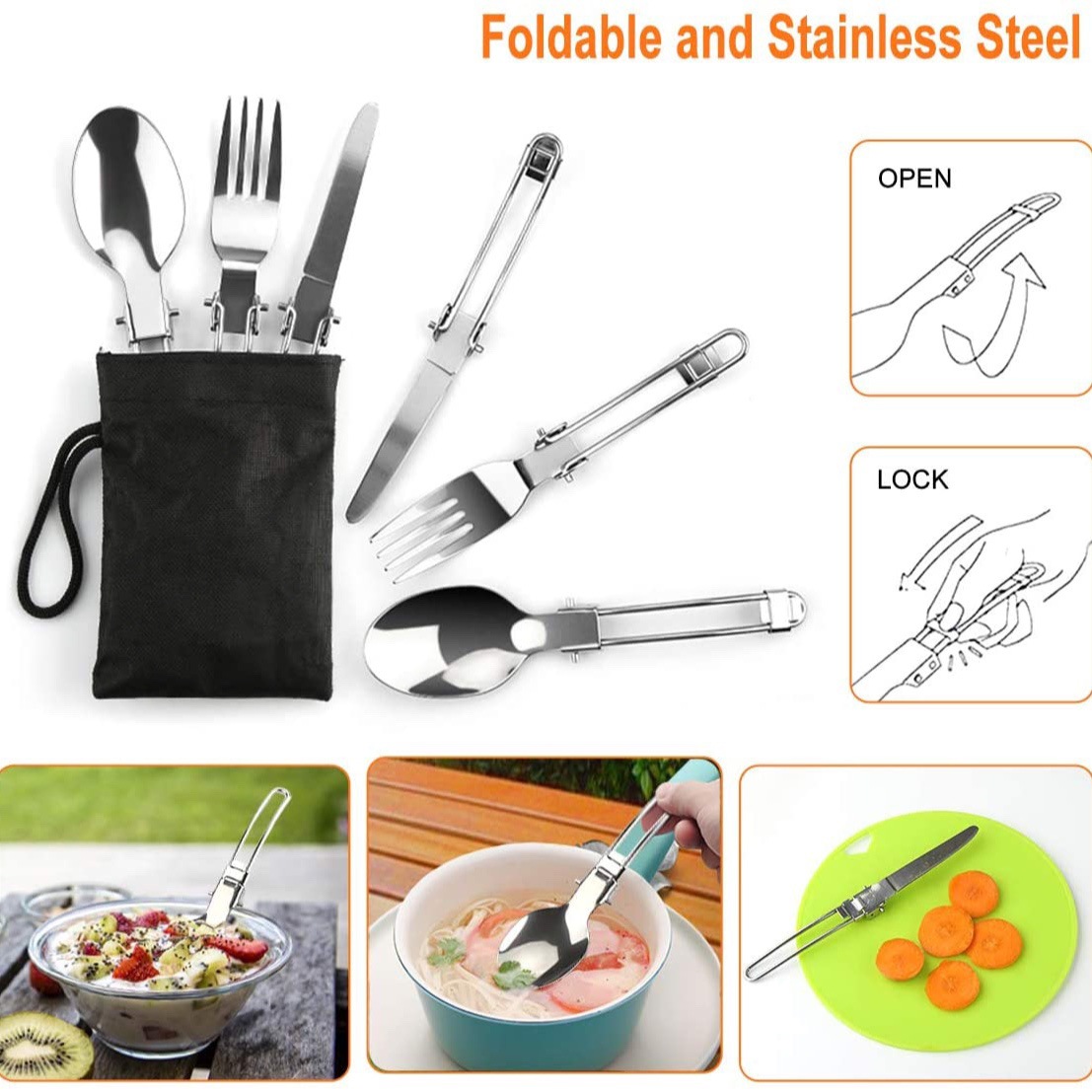 Outdoor Camping Cook Set with  - Camping Cooking Set With Kettle 评论和价格