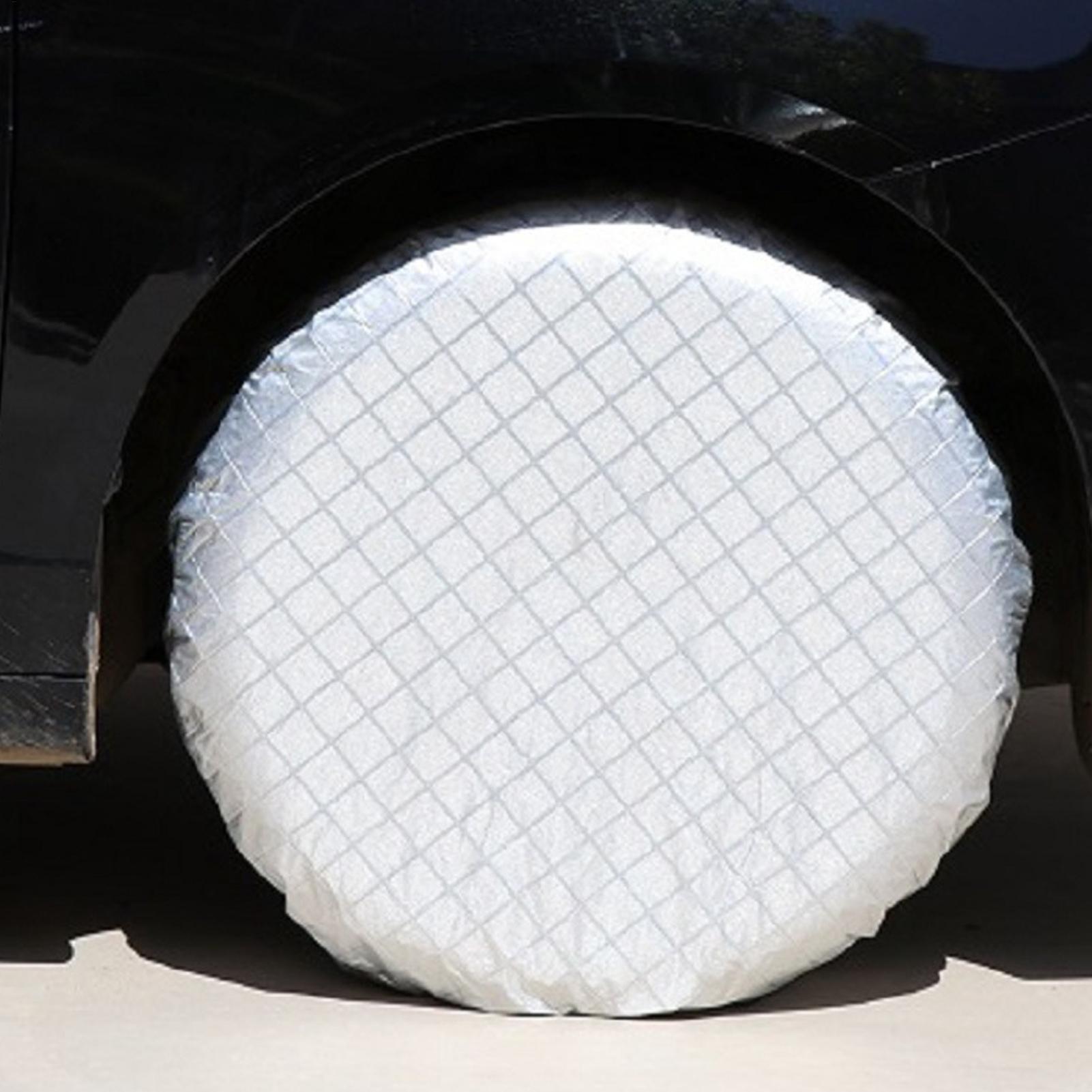 RV Tire Covers 4 Pieces Waterp - Aluminum Foil Heavy Duty 评论和价格