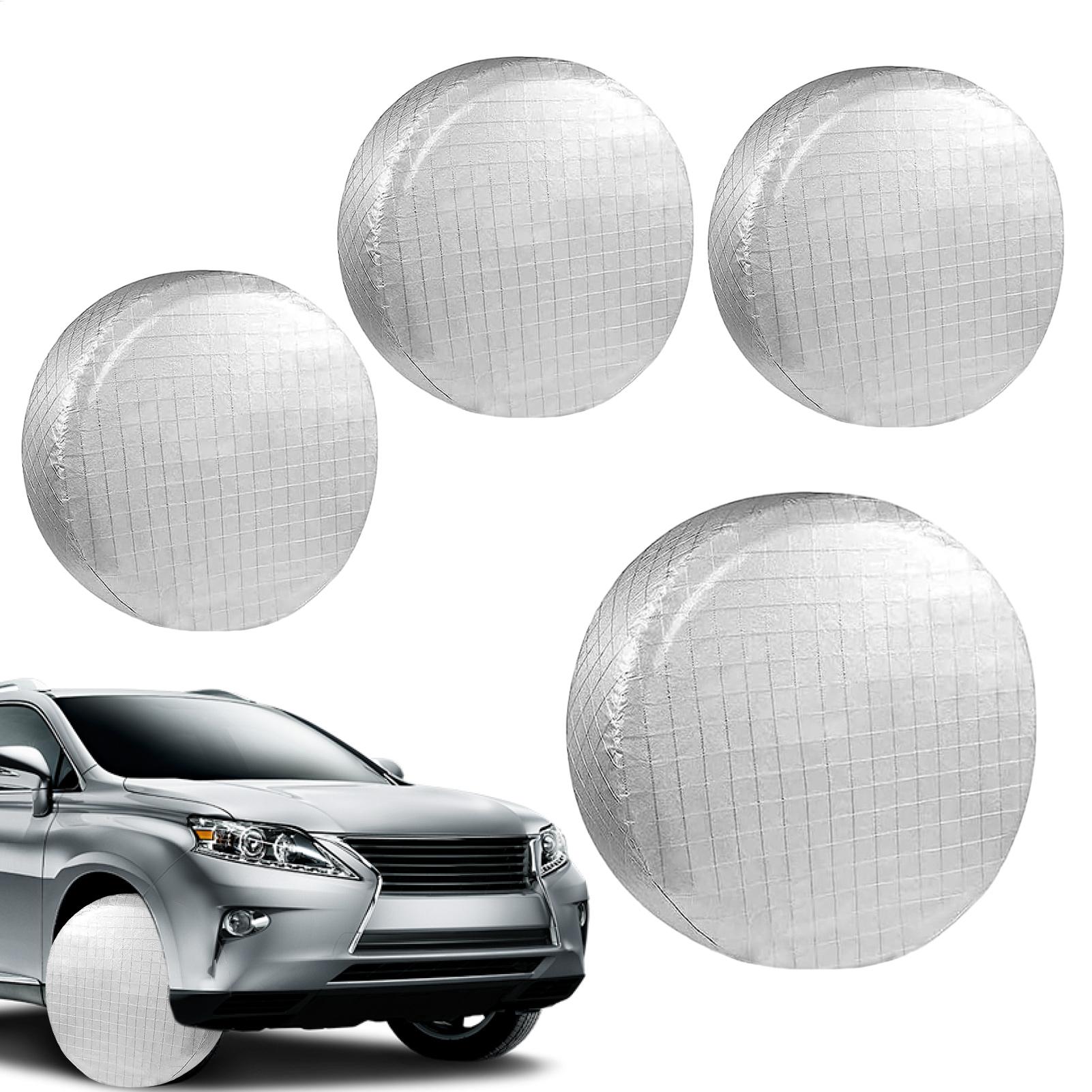 RV Tire Covers 4 Pieces Waterp - Aluminum Foil Heavy Duty 评论和价格