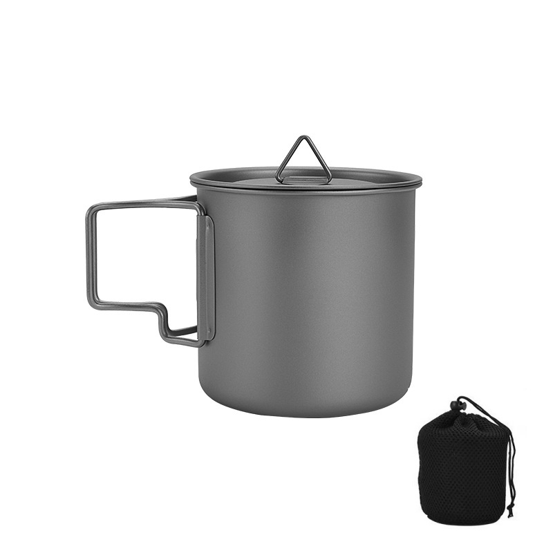 Titanium Camping Mug with Fold - Camping Cooking Cup 评论和价格
