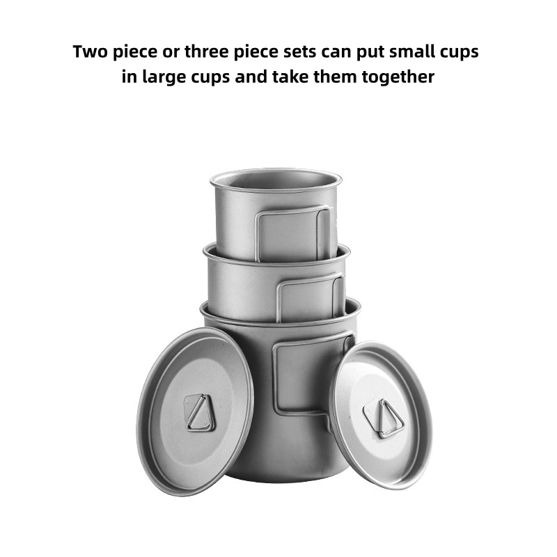 Titanium Camping Mug with Fold - Camping Cooking Cup 评论和价格