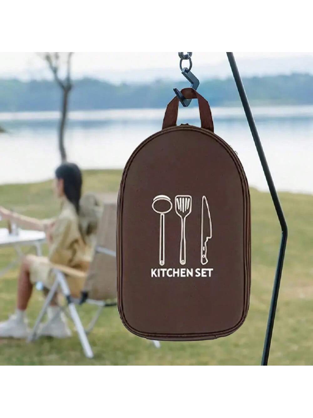 Outdoor Camping Cookware Stora - Camping Cooking Utensils Storage 评论和价格