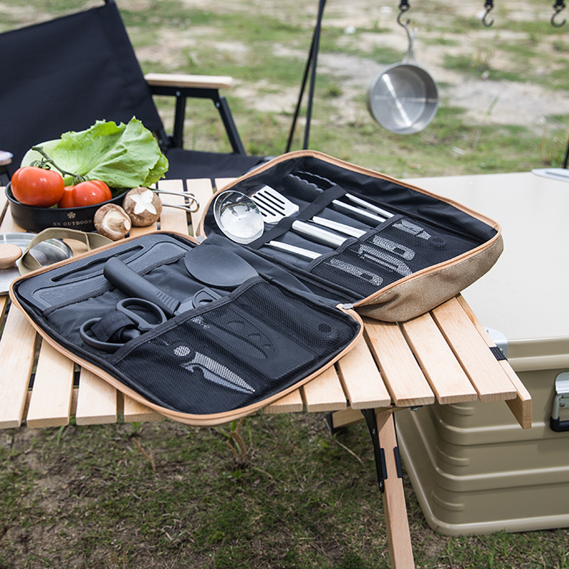 8pcs Camping Kitchen Cookware  - Camping Cooking Pack 评论和价格