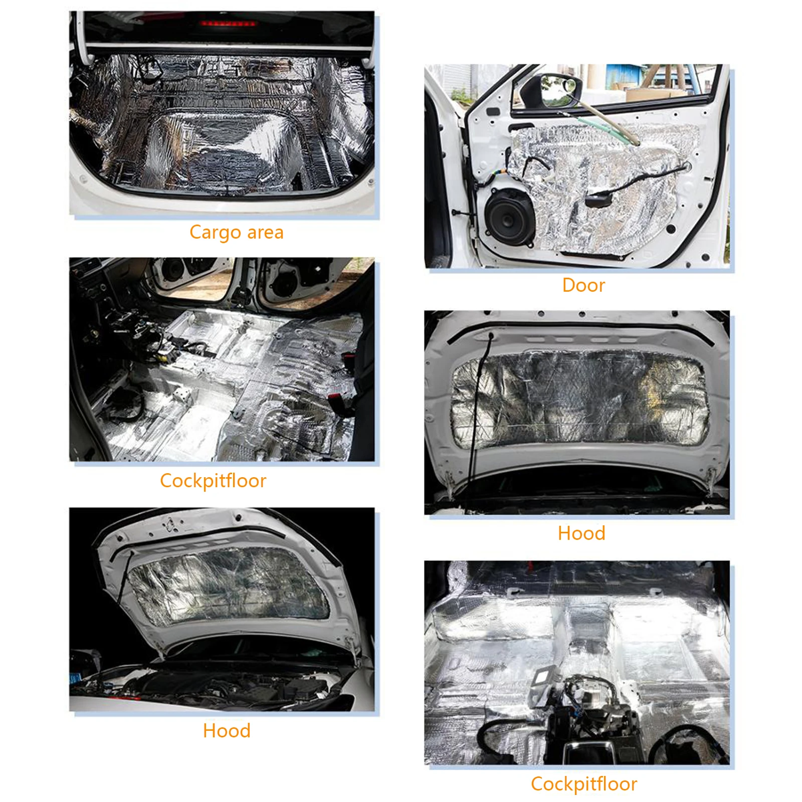 5/10mm Car Sound Mat Proofing  - Aluminum Foil Heavy Duty 评论和价格