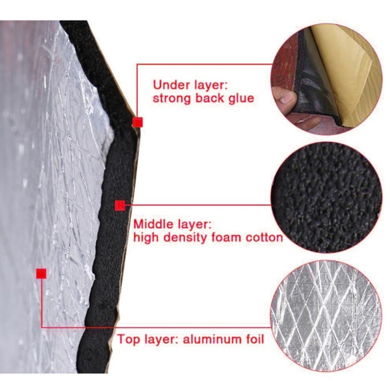 5/10mm Car Sound Mat Proofing  - Aluminum Foil Heavy Duty 评论和价格