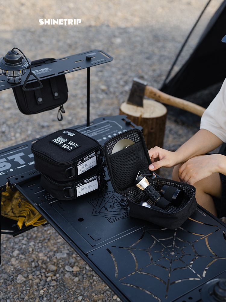 ShineTrip Outdoor Camping Equi - Camping Cooking Utensils Storage 评论和价格