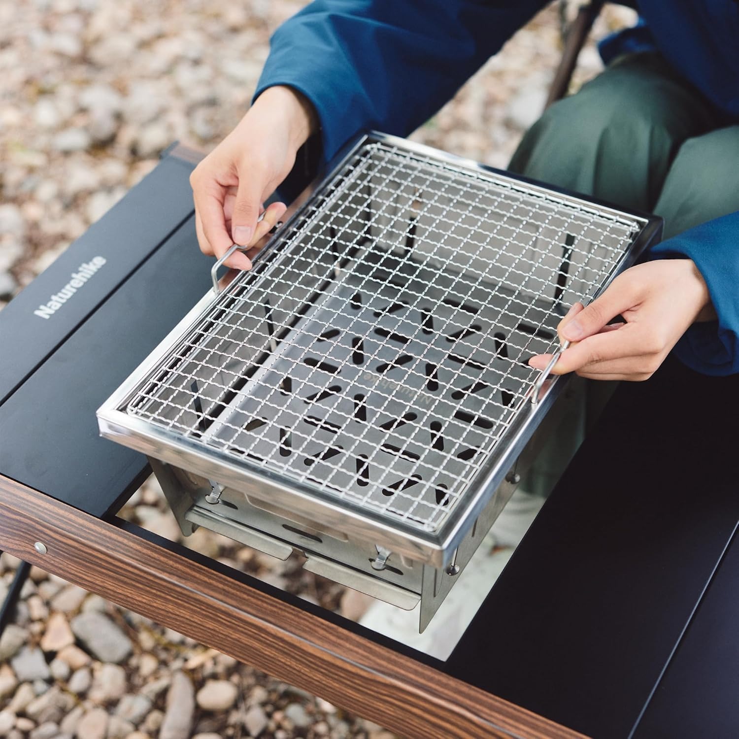 Naturehike Camping Charcoal Gr - Camp Grill Portable Folding 评论和价格