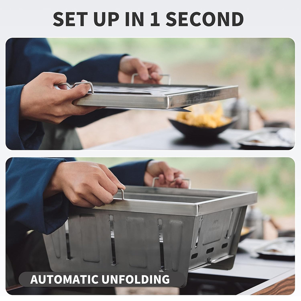 Naturehike Camping Charcoal Gr - Camp Grill Portable Folding 评论和价格