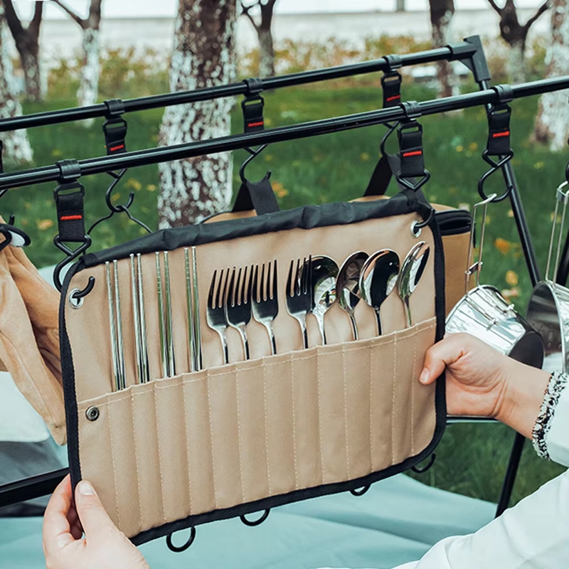 Portable Outdoor Tableware Sto - Camping Cooking Utensils Storage 评论和价格