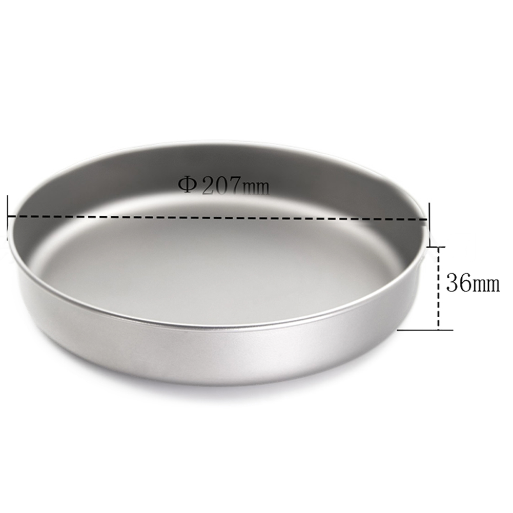 Ultralight Pure Ti Frypan Pot  - Camping Cooking Pan 评论和价格