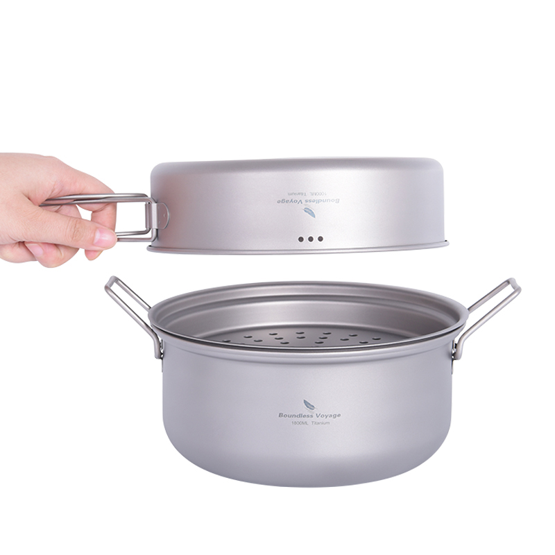 Boundless Voyage Titanium Stea - Camping Cooking Kit 评论和价格
