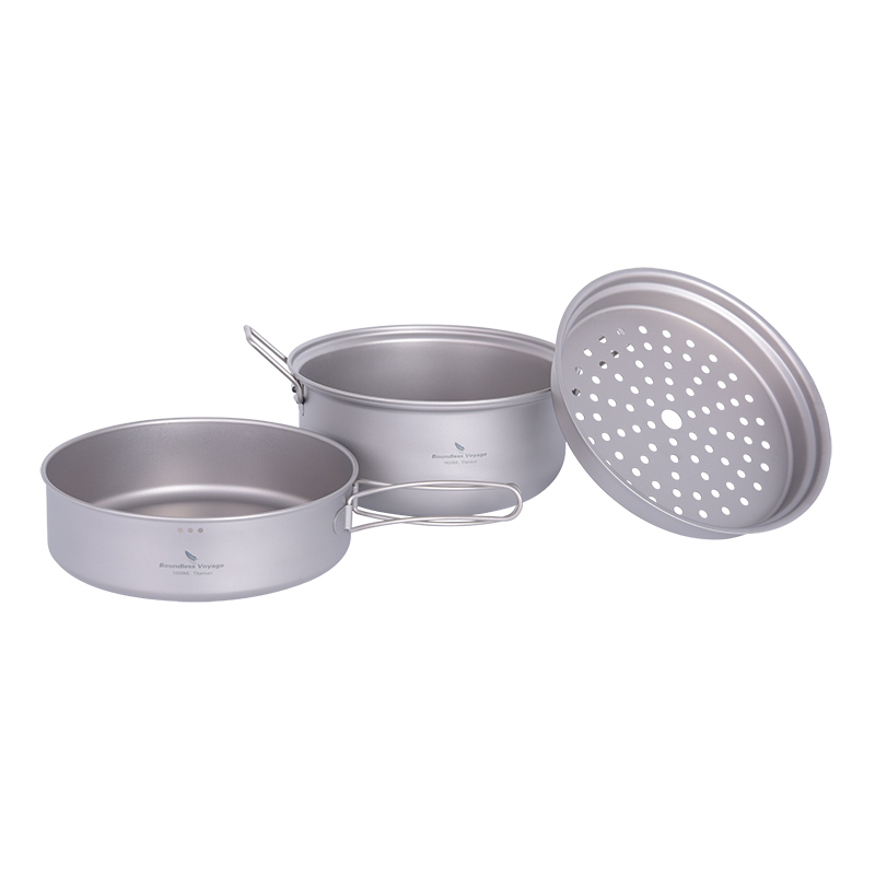 Boundless Voyage Titanium Stea - Camping Cooking Kit 评论和价格