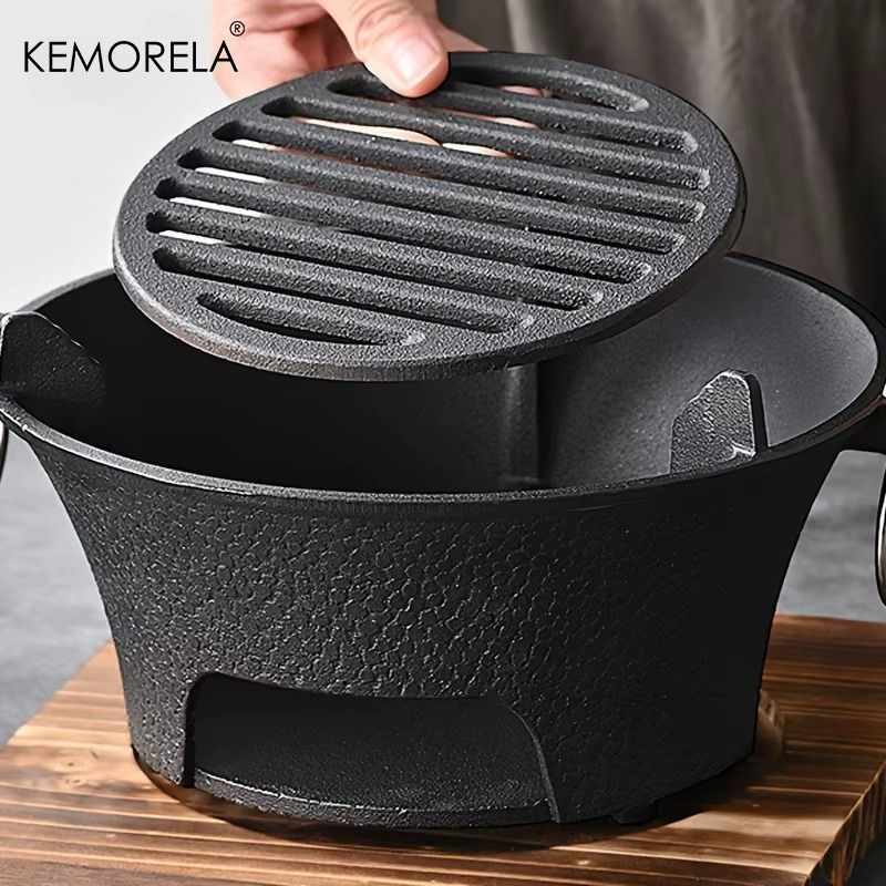 1Set Cast Iron Charcoal Stove  - Japanese Camping Cooking 评论和价格