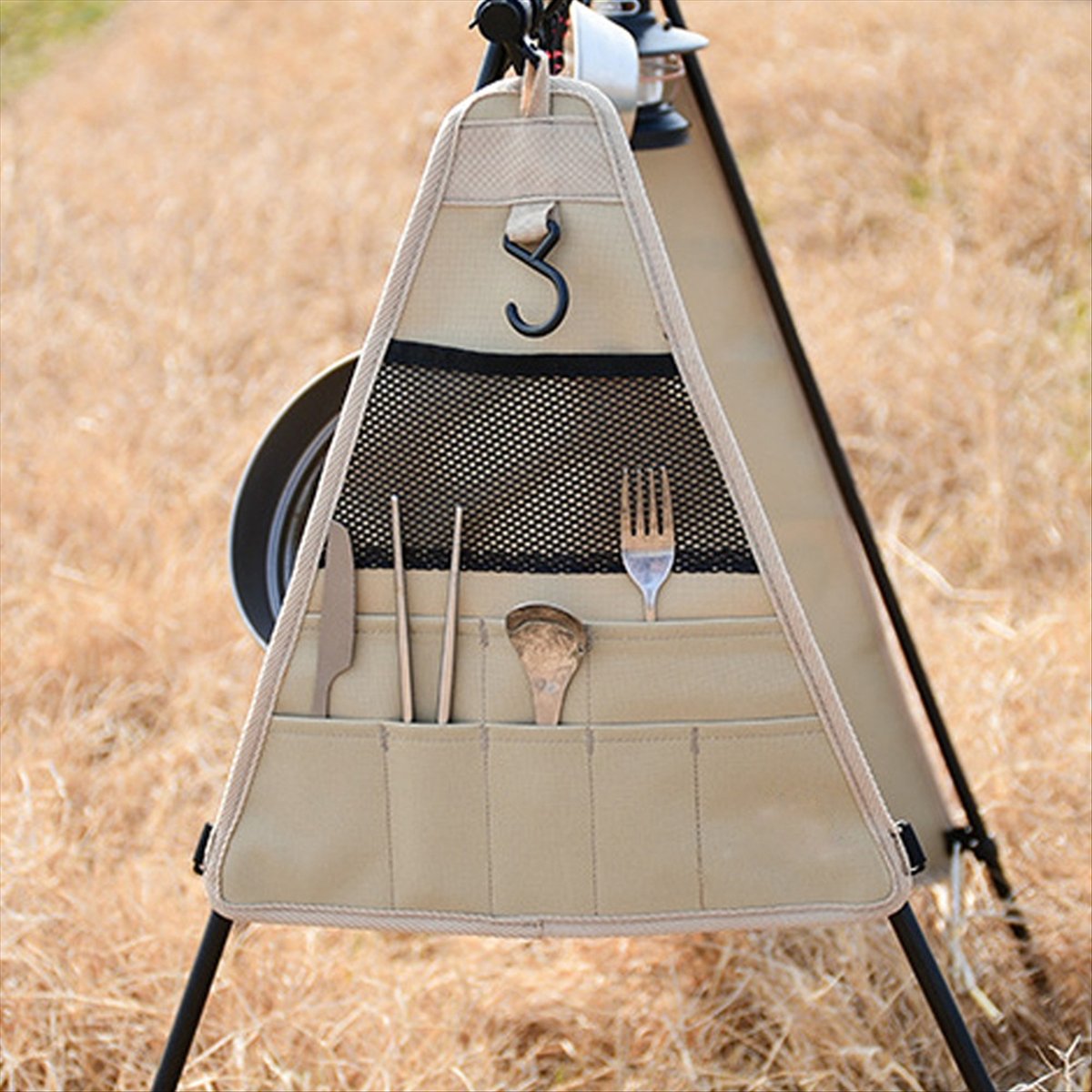 Fits for Portable Camping Kitc - Camping Cooking Utensils Storage 评论和价格
