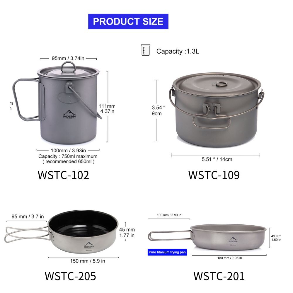 Widesea Camping Tableware Tita - Camping Cooking Utensils Storage 评论和价格