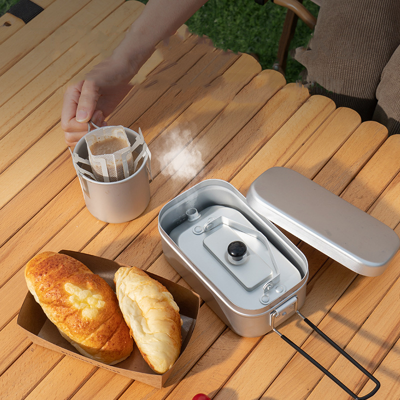 Ultralight Portable Picnic Cam - Camping Cooking Set With Kettle 评论和价格