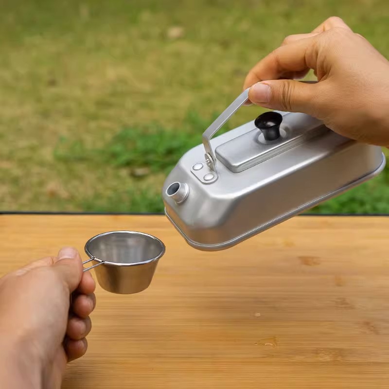 Ultralight Portable Picnic Cam - Camping Cooking Set With Kettle 评论和价格
