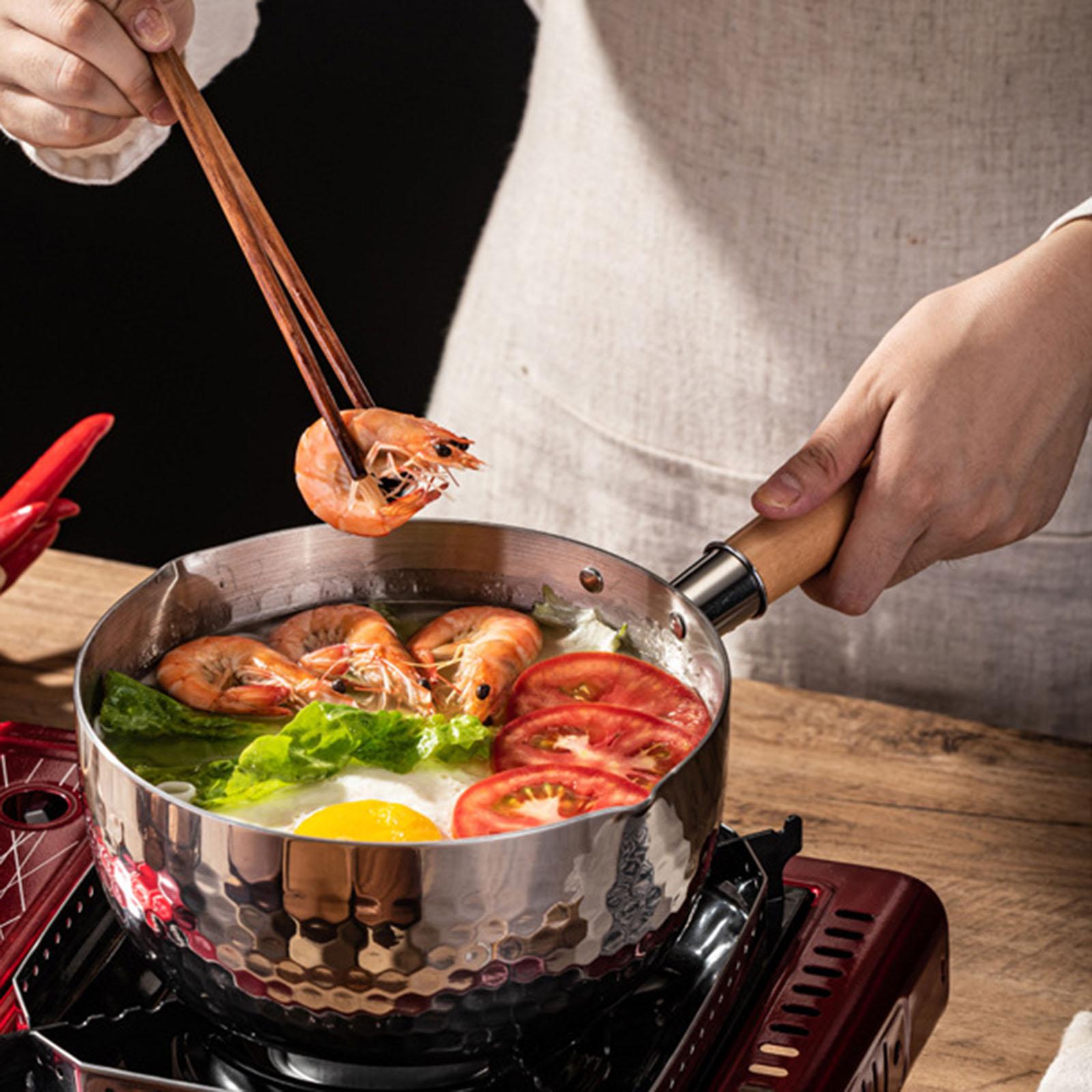 Japanese Saucepan with Lid Sma - Japanese Camping Cooking 评论和价格