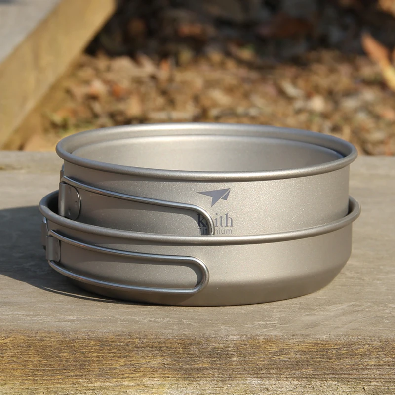 Keith 3PCS Titanium Cookware P - Camping Cooking Pack 评论和价格