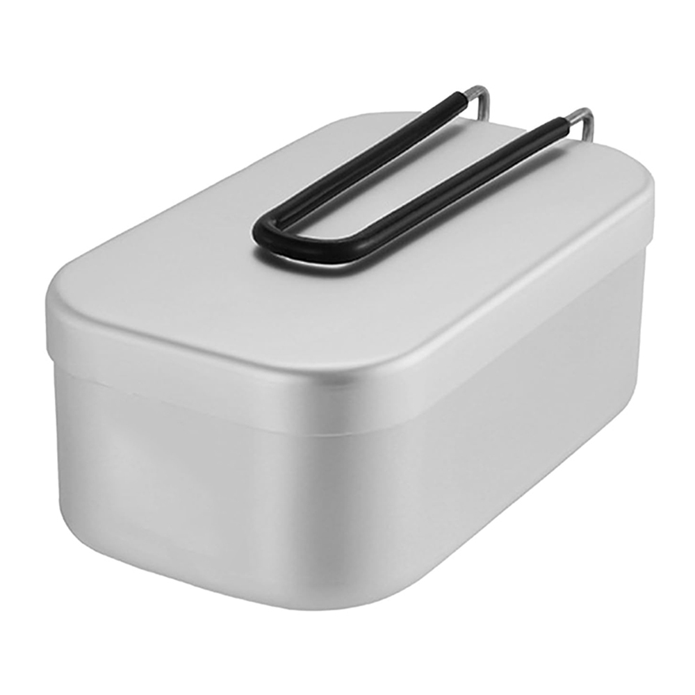 800ML Aluminum Lunch Boxes Out - Camping Cooking Pack 评论和价格
