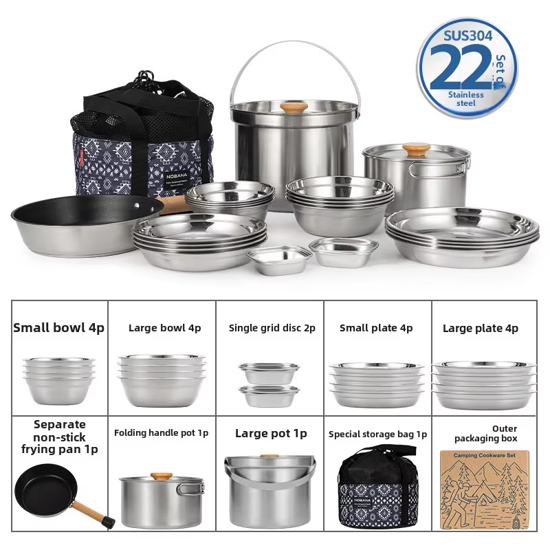 NOBANA Newest Outdoor Stainles - Camping Cooking Cup 评论和价格