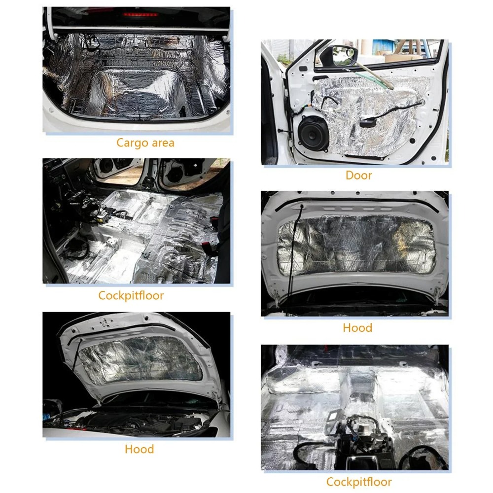 5/10MM Sound Deadener Heat Ins - Aluminum Foil Heavy Duty 评论和价格