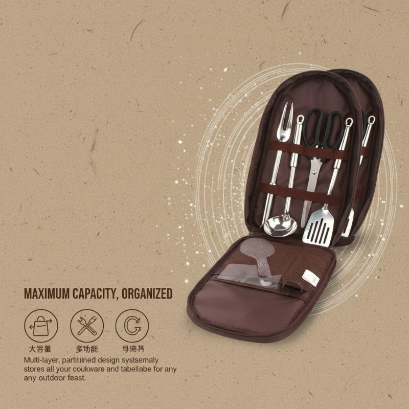 Outdoor Cooking Bag Camping St - Camping Cooking Utensils Storage 评论和价格