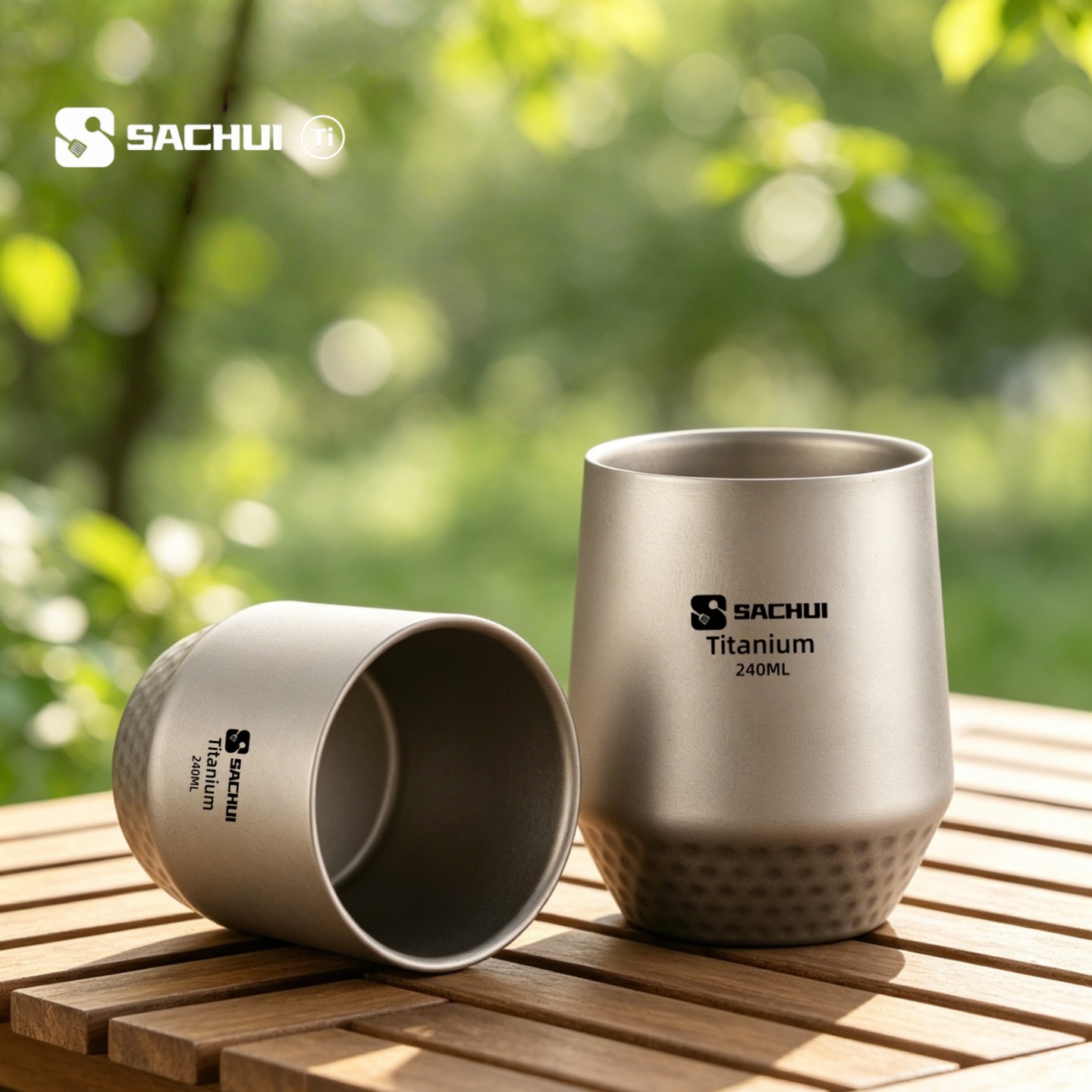 Titanium Double-Walled Coffee  - Camping Cooking Cup 评论和价格