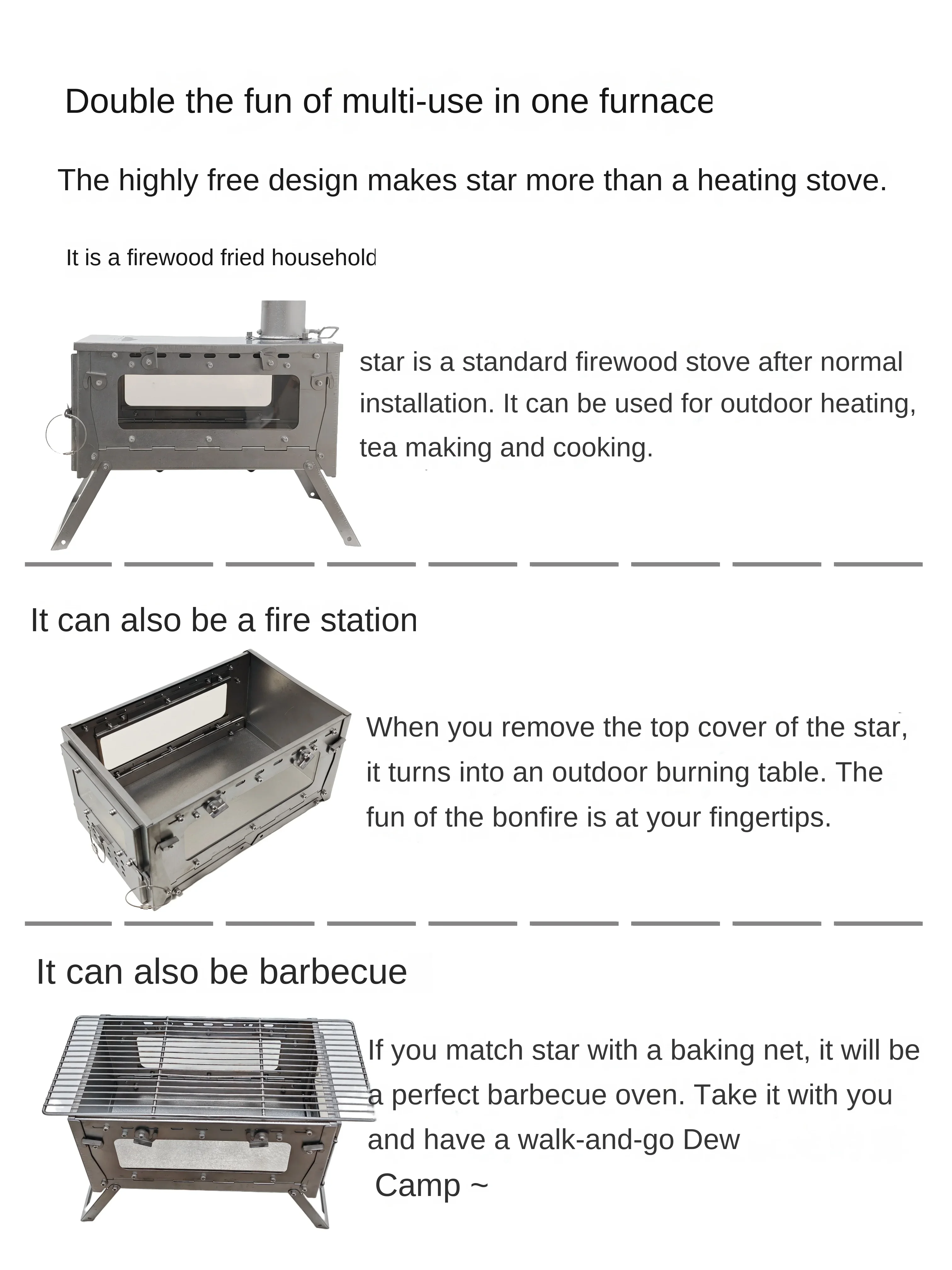WT Star Ti Titanium Alloy Fold - Camping Cooking Equipment Gas 评论和价格