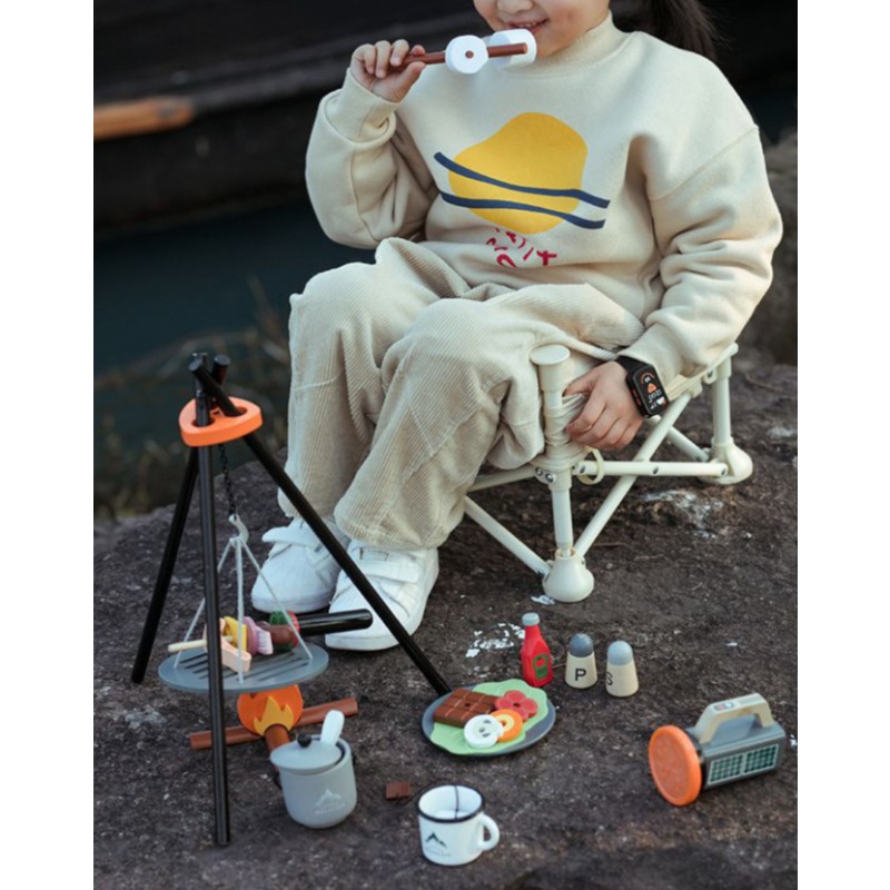 Wooden Camping Pretend Play Se - Camping Cooking With Kids 评论和价格