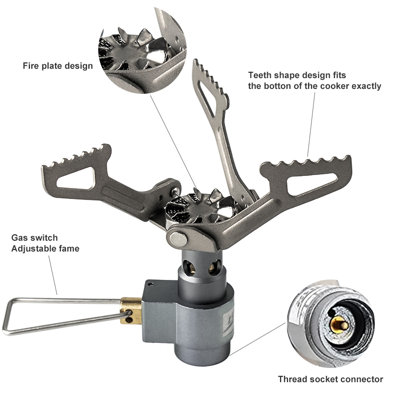 BRS Outdoor Gas Stove Mini Cam - Camping Cooking Equipment Gas 评论和价格