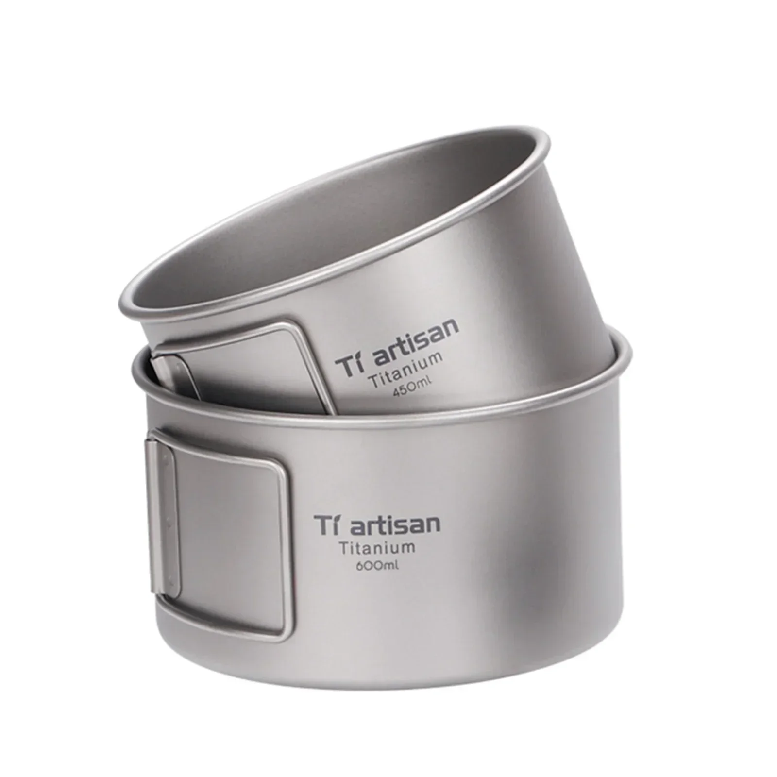 Titanium Bowl With Folding Han - Camping Cooking Hardware 评论和价格