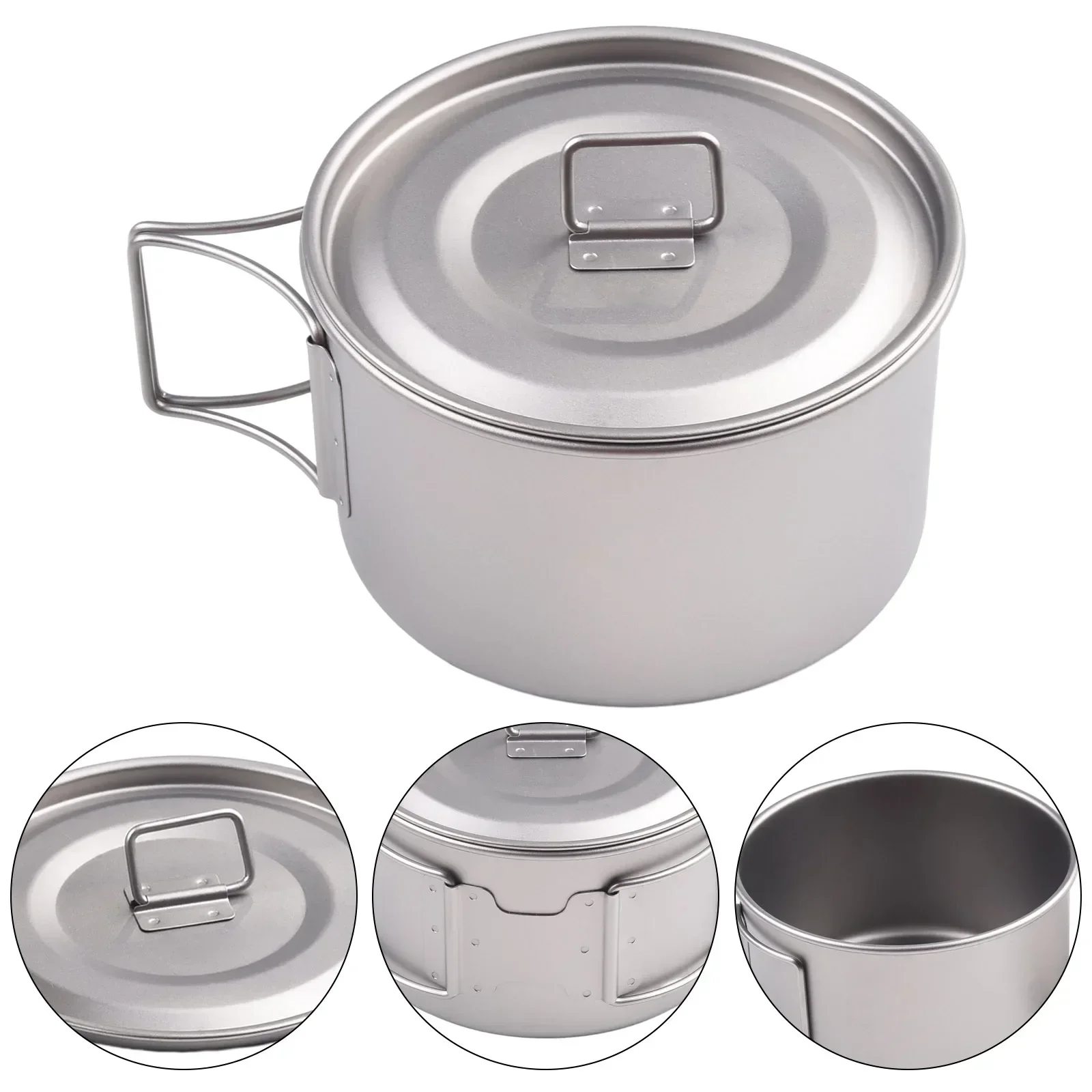 Titanium Bowl With Folding Han - Camping Cooking Hardware 评论和价格