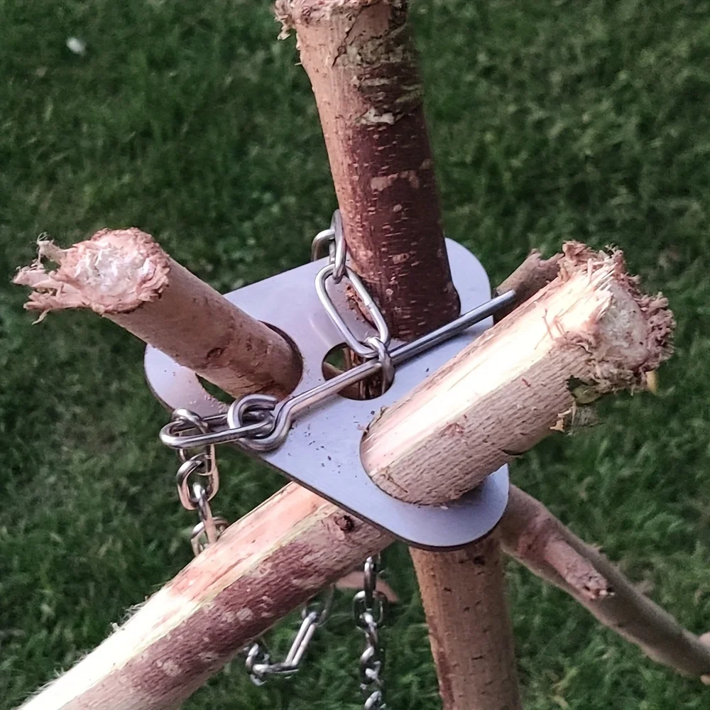 Stainless Steel Camping Tripod - Camping Cooking Pack 评论和价格