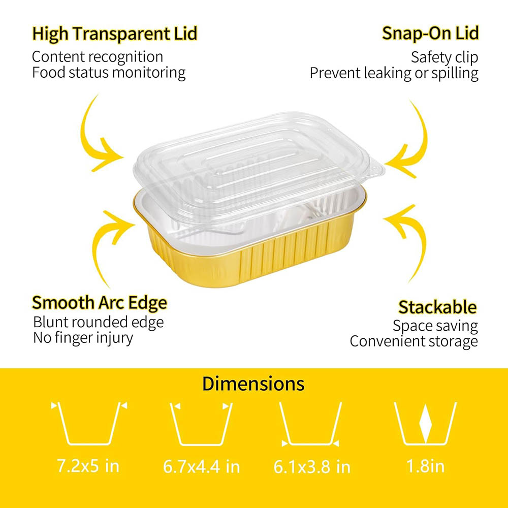 Small Aluminum Pans with Lids  - Aluminum Foil Heavy Duty 评论和价格