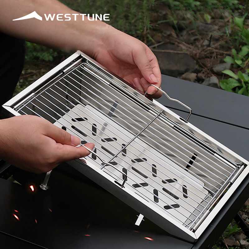 WESTTUNE IGT Barbecue Grill Fo - Camp Grill Portable Folding 评论和价格