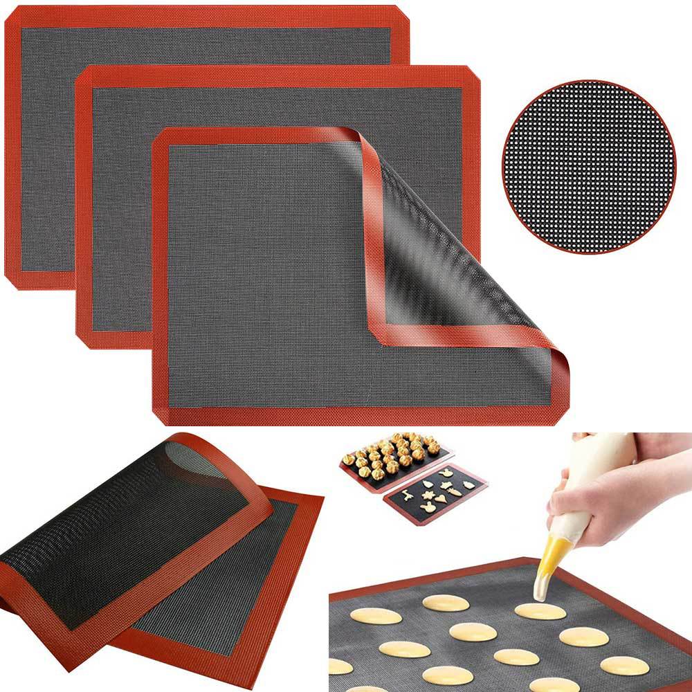 1PC Reusable Silicone Baking M - Camping Cooking Mat 评论和价格