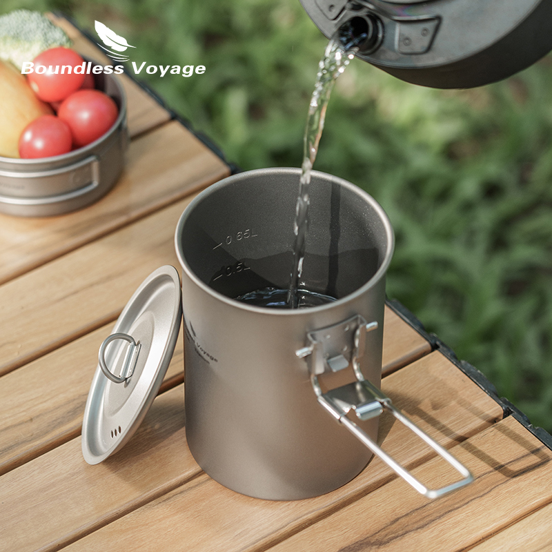 Boundless Voyage 900ml Titaniu - Camping Cooking Cup 评论和价格