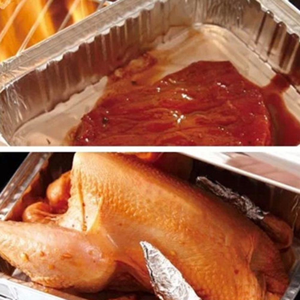 10Pcs Bbq Grease Pans Disposab - Aluminum Foil Heavy Duty 评论和价格
