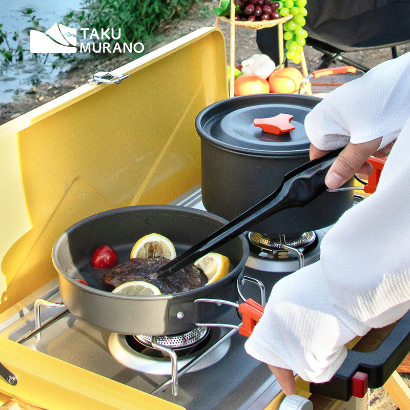 Camping Cookware Set Outdoor C - Camping Cooking Cup 评论和价格
