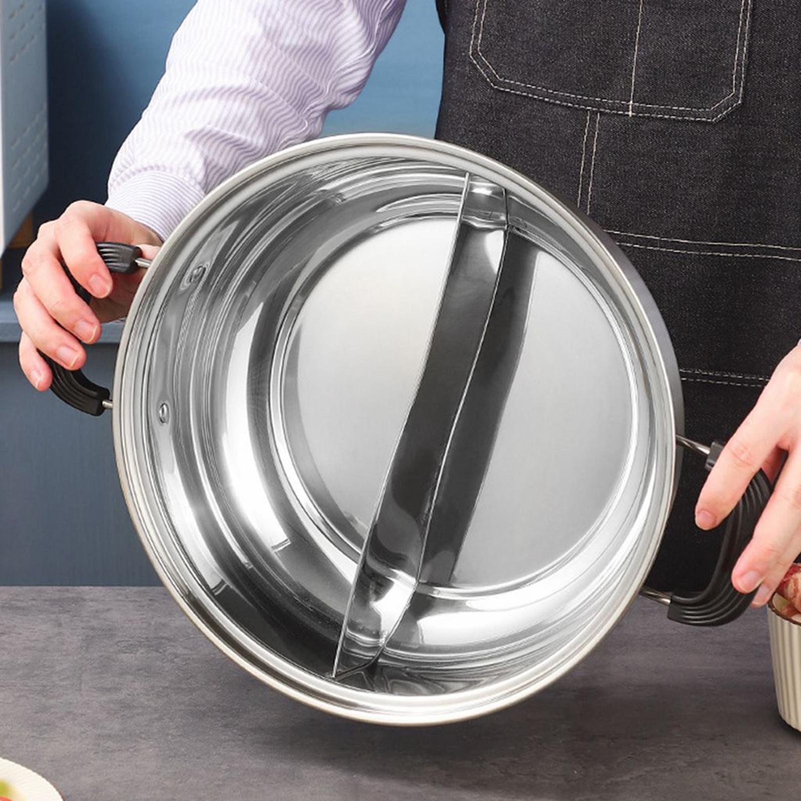 Hot Pot with Divider Cooking P - Camping Cooking Kitchen 评论和价格