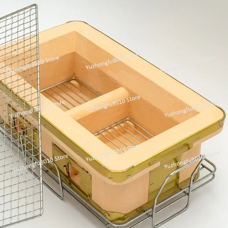 Large Rectangle Charcoal Grill - Japanese Camping Cooking 评论和价格