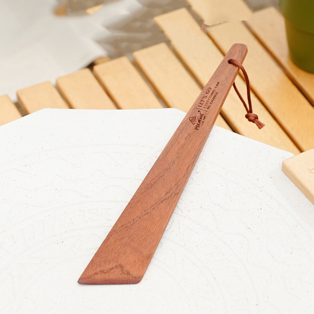 Outdoor Camping Wooden Spatula - Camping Cooking Hardware 评论和价格