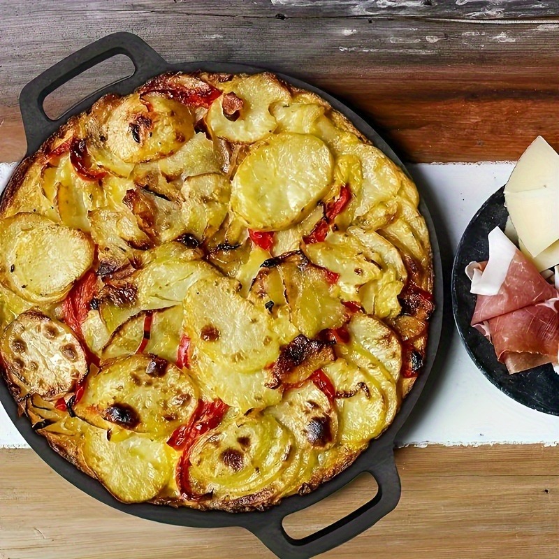 1pcs Cast Iron Outdoor Grill P - Camping Cooking Pan 评论和价格