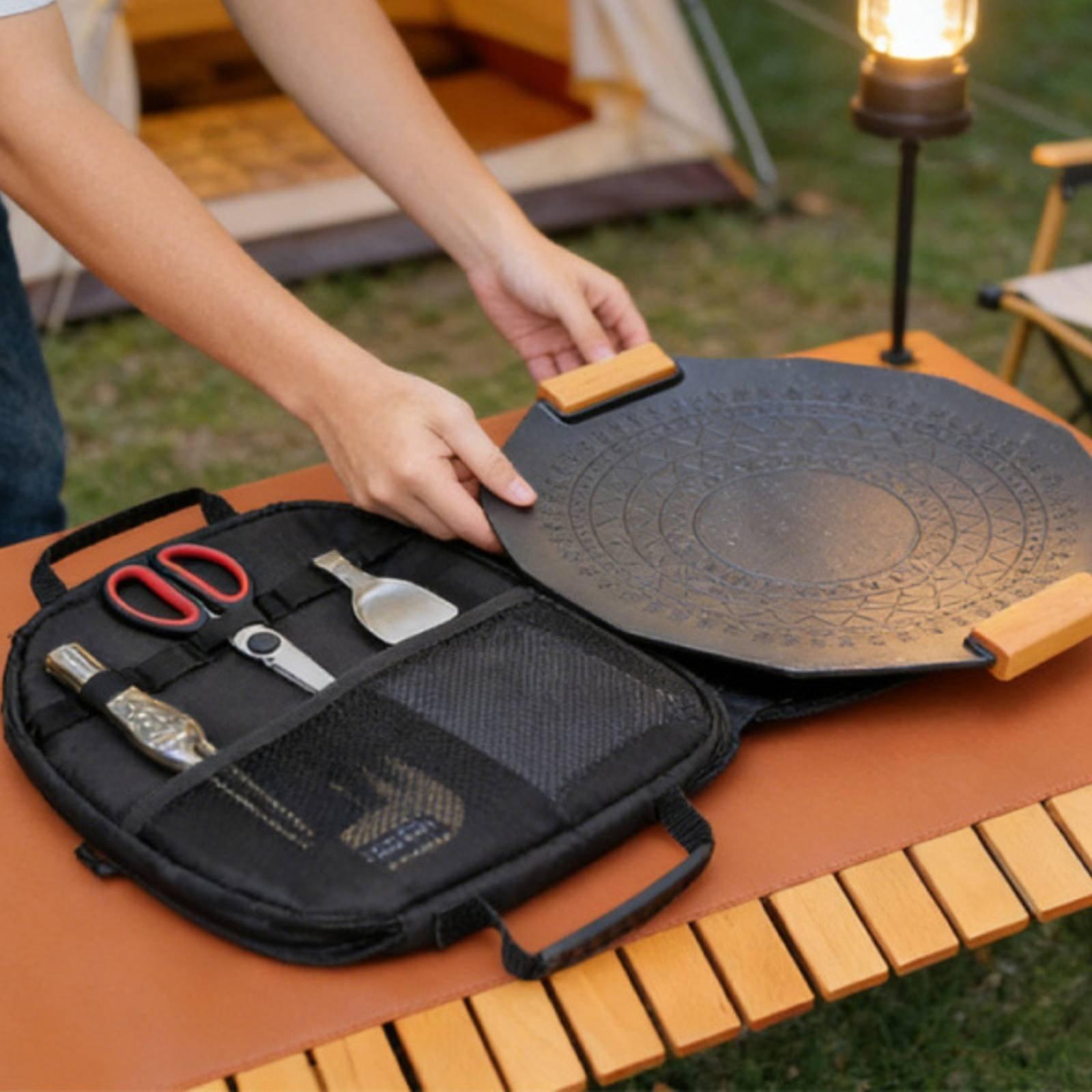 Frying Pan Storage Bag Portabl - Camping Cooking Pan 评论和价格