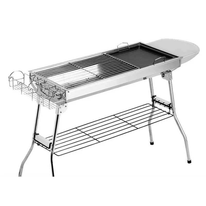 Large Folding Charcoal Barbecu - Camp Grill Portable Folding 评论和价格