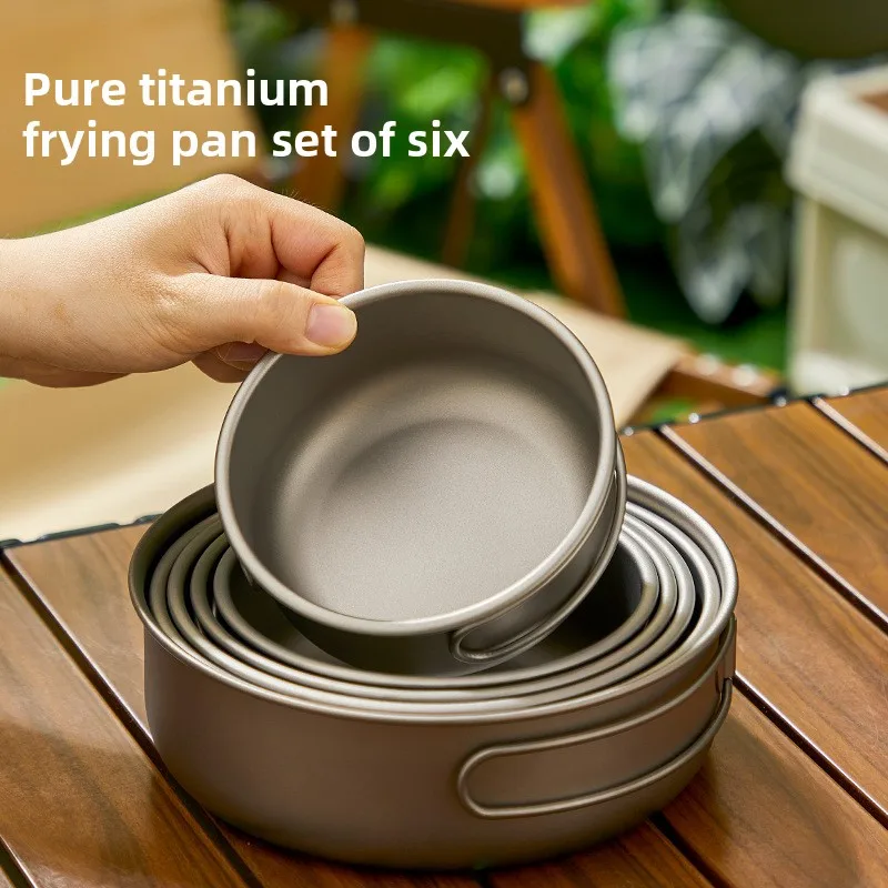 Titanium Outdoor Pot Set Picni - Camping Cooking Mesh 评论和价格